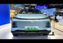 Geely Geometry E EV 2024 года — автосалон в Чэнду, 2023 год