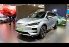 Краткий обзор экстерьера и интерьера BYD TANG EV Champion Edition 2024 года — автосалон в Чэнду, 2023 год