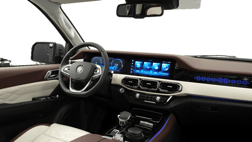 Пикап Foton Tunland G9 в Китае салон салон