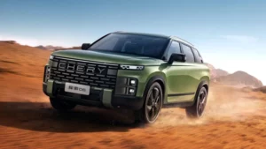 Легкий внедорожник Chery Tansuo 06 PHEV, замеченный в Китае, может иметь запас хода до 1400 км