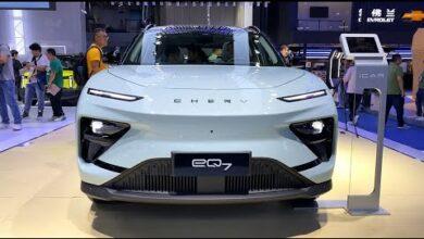 Краткий обзор экстерьера и интерьера Chery eQ7 EV 2024 года — автосалон в Чэнду 2023 года