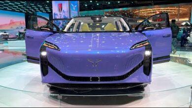Краткий обзор экстерьера и интерьера FAW HONGQI E-202 EV 2024 года — автосалон в Чэнду, 2023 год Краткий обзор экстерьера и интерьера FAW HONGQI E-202 EV 2024 года — автосалон в Чэнду, 2023 год