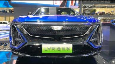 Краткий обзор экстерьера и интерьера Cadillac Lyriq EV 2023 года — автосалон в Чэнду 2023 года