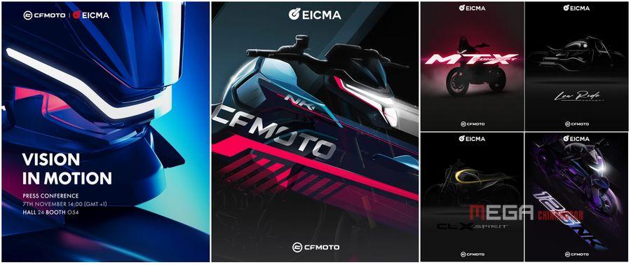 В ожидании выставки EICMA 2023: китайские бренды мотоциклов дебютируют в Милане с 9 по 12 ноября 2023 года