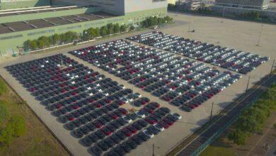 Tesla Model 3 Highlands замечена на терминале в Шанхае и готова к экспорту Tesla Model 3 Highlands замечена на терминале в Шанхае и готова к экспорту