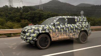 Fang Cheng Bao Bao 8 PHEV от BYD был замечен в Китае во время дорожных испытаний. Запуск в 2024 году