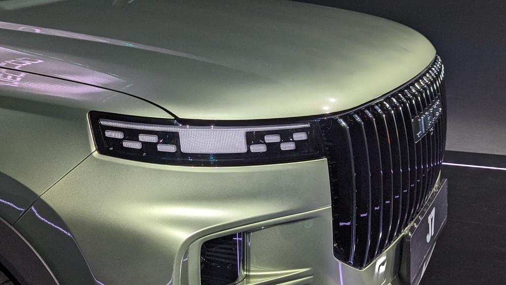 jaecoo j7 рисунок фар оптика перед