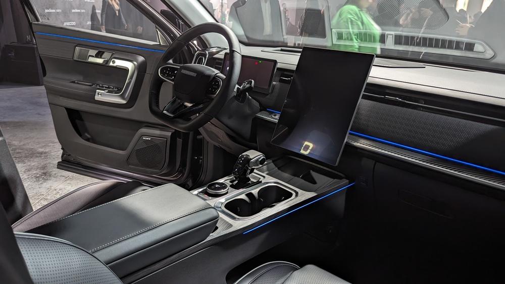 jaecoo j7 салон салон первый ряд