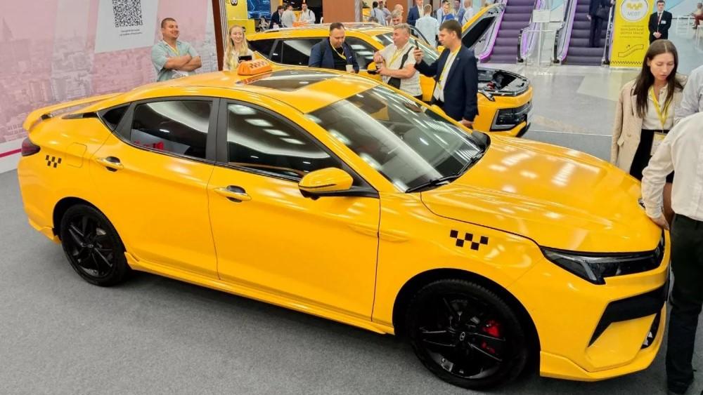 Москвич 6 такси вид сбоку