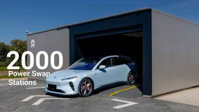 Nio построила 2000 станций замены аккумуляторов по всему миру Nio построила 2000 станций замены аккумуляторов по всему миру