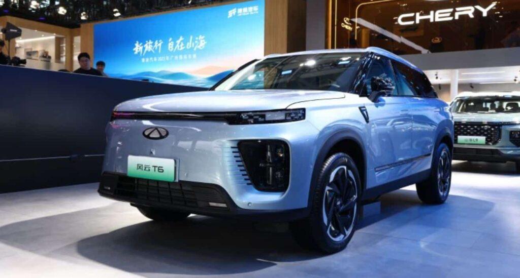 На автосалоне в Гуанчжоу 2023 года дебютировал внедорожник Chery Fengyun T6 с аккумулятором FinDreams от BYD