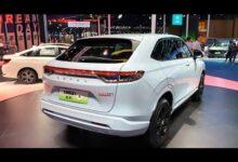 Краткий обзор экстерьера и интерьера HONDA e:NP1 EV 2023 года — Китайский автосалон —
