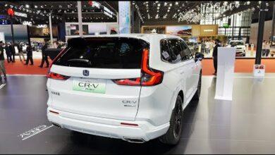 Краткий видео обзор экстерьера и интерьера Honda CR-V e:PHEV 2023 года — автосалон в Чэнду 2023 года