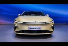 Краткий видео обзор Changan QiYuan A07 EV 2024 года — Автосалон в Чэнду, 2023 год