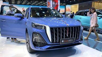 Обзор FAW HONGQI HS5 2.0T 8AT 2023 года — автосалон в Чэнду 2023 года