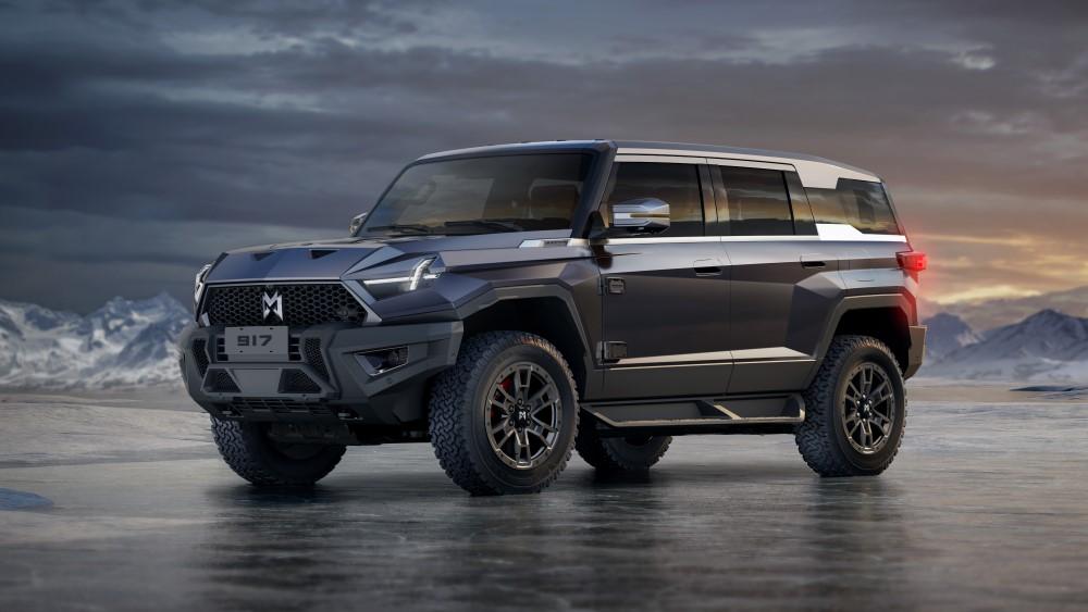 Внедорожник M-Hero 917 Mengshi, вид сбоку спереди