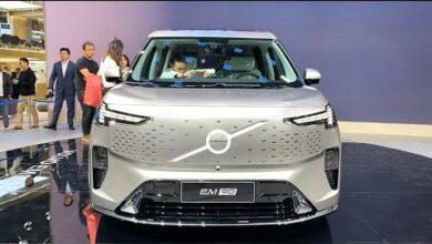 Краткий видеообзор экстерьера и интерьера Volvo EM90 EV MPV 2025 года — автосалон в Гуанчжоу 2023 года Краткий видеообзор экстерьера и интерьера Volvo EM90 EV MPV 2025 года — автосалон в Гуанчжоу 2023 года