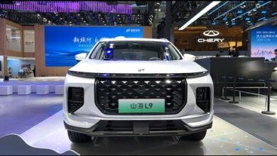 Краткий видеообзор экстерьера и интерьера CHERY Jetour ShanHai L9 PHEV 2024 года — Автосалон в Гуанчжоу, 2023 год
