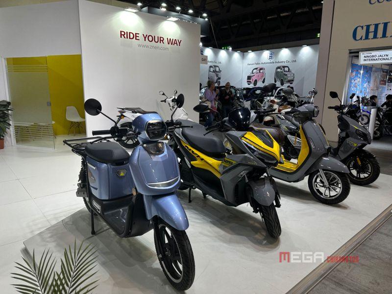 Компания ZNEN с брендом электрических скутеров FRANK на выставке EICMA 2023
