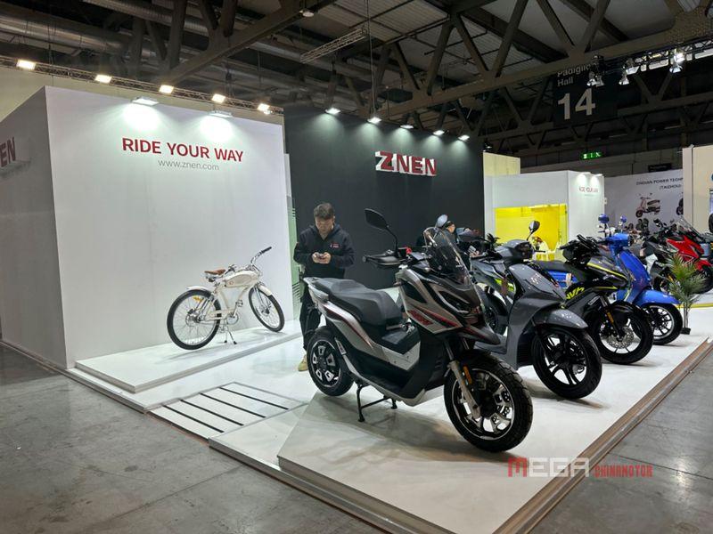 Компания ZNEN с брендом электрических скутеров FRANK на выставке EICMA 2023