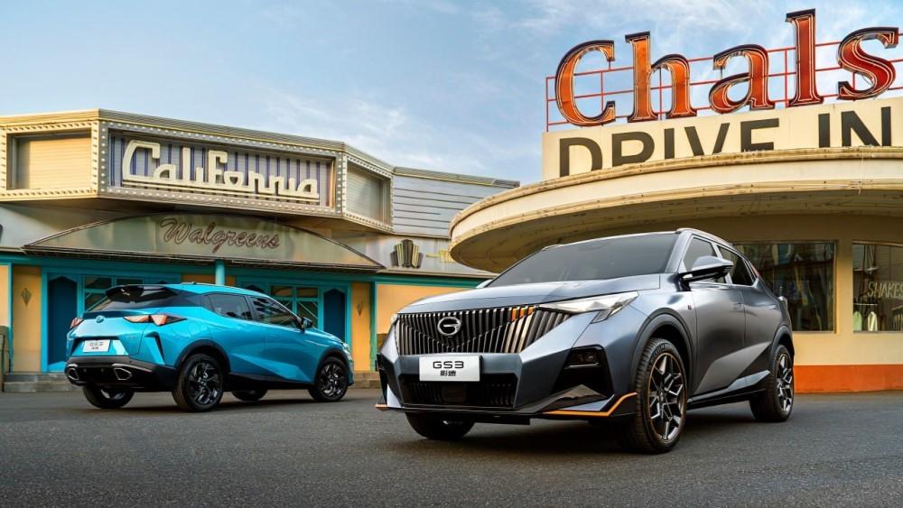 GAC GS3 второго поколения передняя часть задняя часть