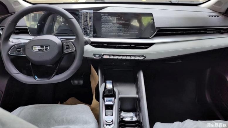Обновленный седан Geely Binrui Cool, рестайлинг салона, интерьер