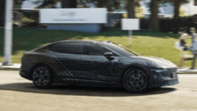 Четвертая модель китайского автопроизводителя Geely Zeekr, электрический седан CS1E замечен на дорожных испытаниях