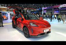 Краткий видеообзор экстерьера и интерьера GAC Aion Hyper HT EV 2024 года — Автосалон в Гуанчжоу, 2023 год