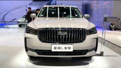 Видеообзор экстерьера и интерьера Geely Manjaro Hybrid 2024 года — Автосалон в Гуанчжоу, 2023 год