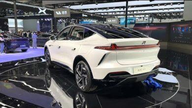 Видеообзор экстерьера и интерьера SAIC ROEWE RISING R7 EV 2024 года — Автосалон в Гуанчжоу, 2023 год