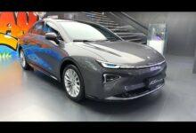 Краткий видеообзор экстерьера и интерьера :GAC HYCAN A06 Plus EV 2024 года — Автосалон в Гуанчжоу, 2023 год