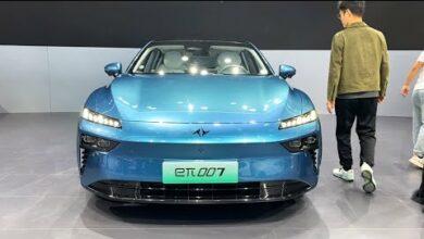 Видеообзор экстерьера и интерьера: Dongfeng eπ 007 EV 2024 года — Автосалон в Гуанчжоу 2023 года