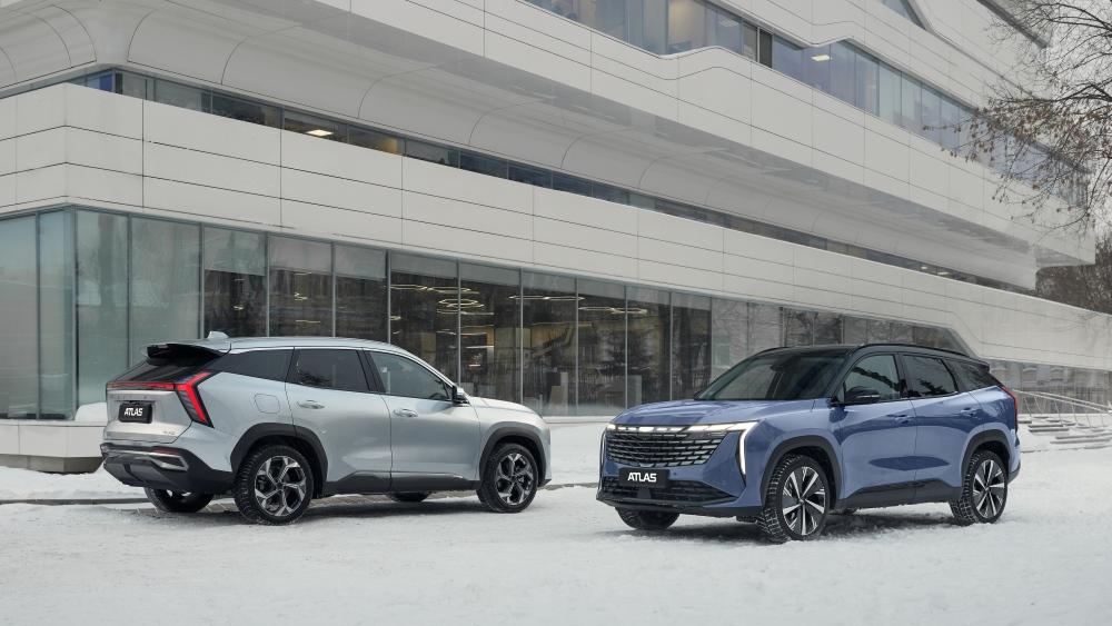 Geely Atlas боковая задняя передняя