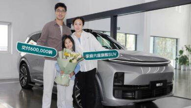 Китайская компания Li Auto отпраздновала свое достижение, поставив 600-тысяч автомобилей.