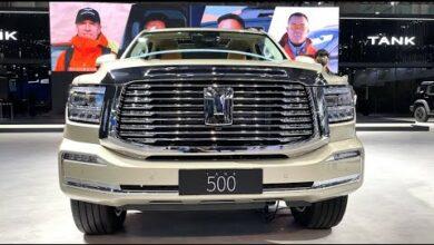 Краткий видеообзор экстерьера и интерьера: GreatWall TANK 500 3.0T 9AT 2023 года — Автосалон в Гуанчжоу, 2023 год