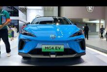 Видеообзор экстерьера и интерьера: SAIC MG4 EV 2024 года — автосалон в Гуанчжоу 2023 года