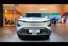 Видео обзор экстерьера и интерьера: KIA EV5 2024 года — Автосалон в Гуанчжоу 2023 года