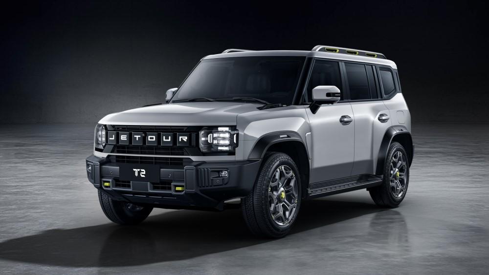 Кроссовер Jetour T2 сбоку спереди