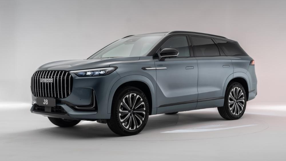 Кроссовер Jaecoo J8 для России вид сбоку