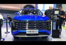 Краткий видеообзор экстерьера и интерьера: JAC X8 Plus 2024 1.5T 7DCT — Автосалон в Гуанчжоу, 2023 г.