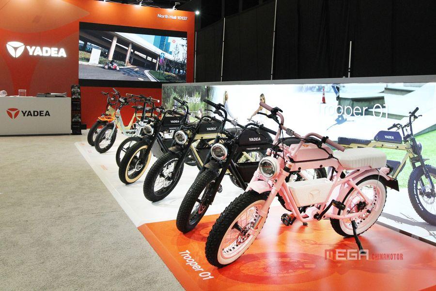 Ведущий мировой бренд электромотоциклов Yadea снова блистает на выставке CES 2024 в Лас-Вегасе, США.