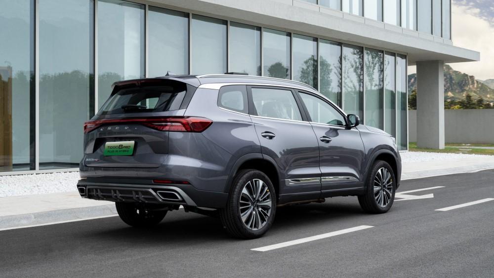 Гибридный кроссовер Chery Tiggo 8 Pro Plug-in Hybrid обновил заднюю часть