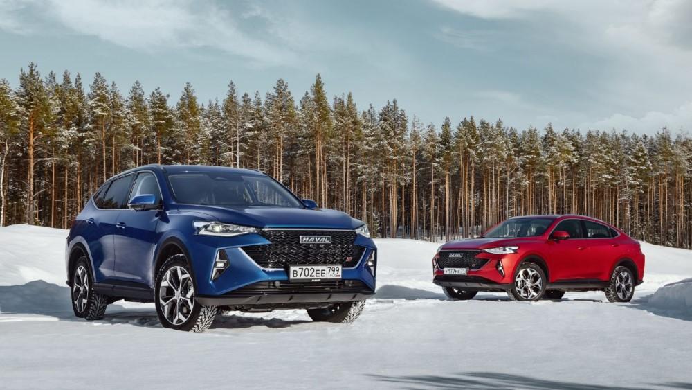Haval F7 F7x вместе обе стороны спереди