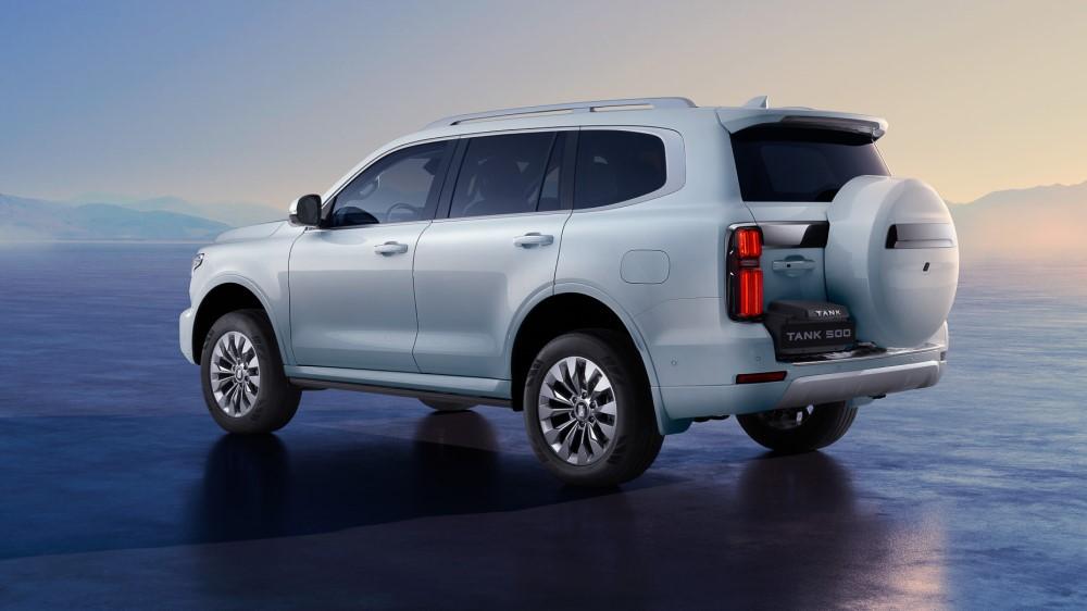 Гибридный внедорожник Tank 500 Urban, вид сзади