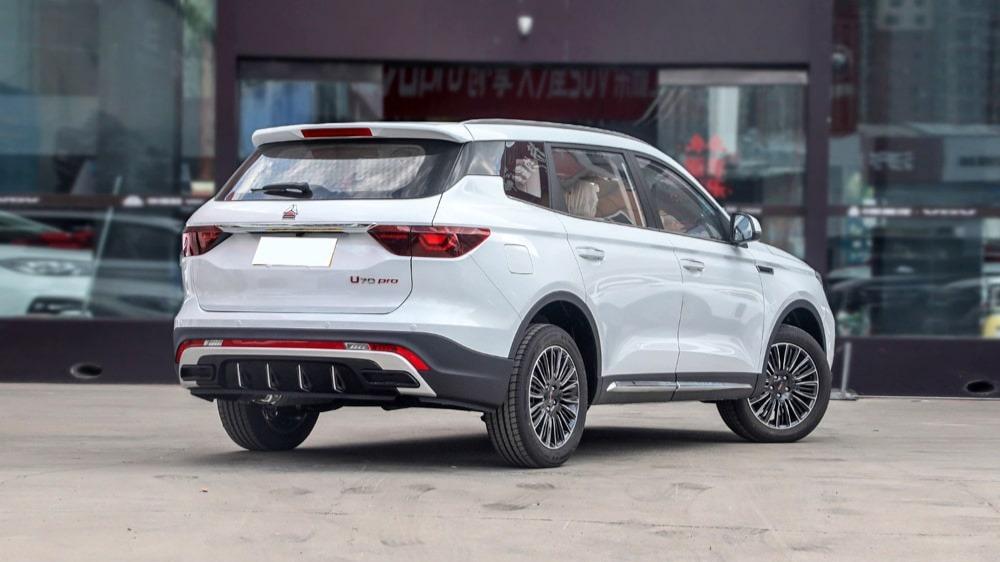 VGV U70 Pro, вид сбоку сзади