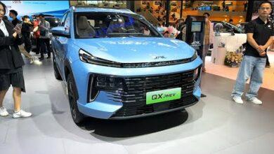 Видеообзор экстерьера и интерьера JAC QX PHEV 2024 года — автосалон в Гуанчжоу 2023 года