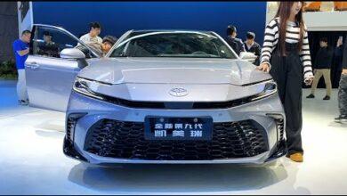 Видеообзор экстерьера и интерьера Toyota Camry HEV 2024 года — автосалон в Гуанчжоу 2023 года
