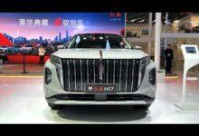 Обзор экстерьера и интерьера FAW HONGQI HS7 2.0T 8AT 2023 года — Автосалон в Гуанчжоу 2023 года