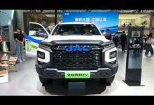 Обзор экстерьера и интерьера: пикапа JAC Hunter EV 2024 года — автосалон в Гуанчжоу 2023 года