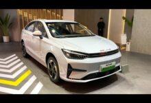 Обзор экстерьера и интерьера электромобиля BEIJING EU5 Plus 2023  — Автосалон в Гуанчжоу 2023